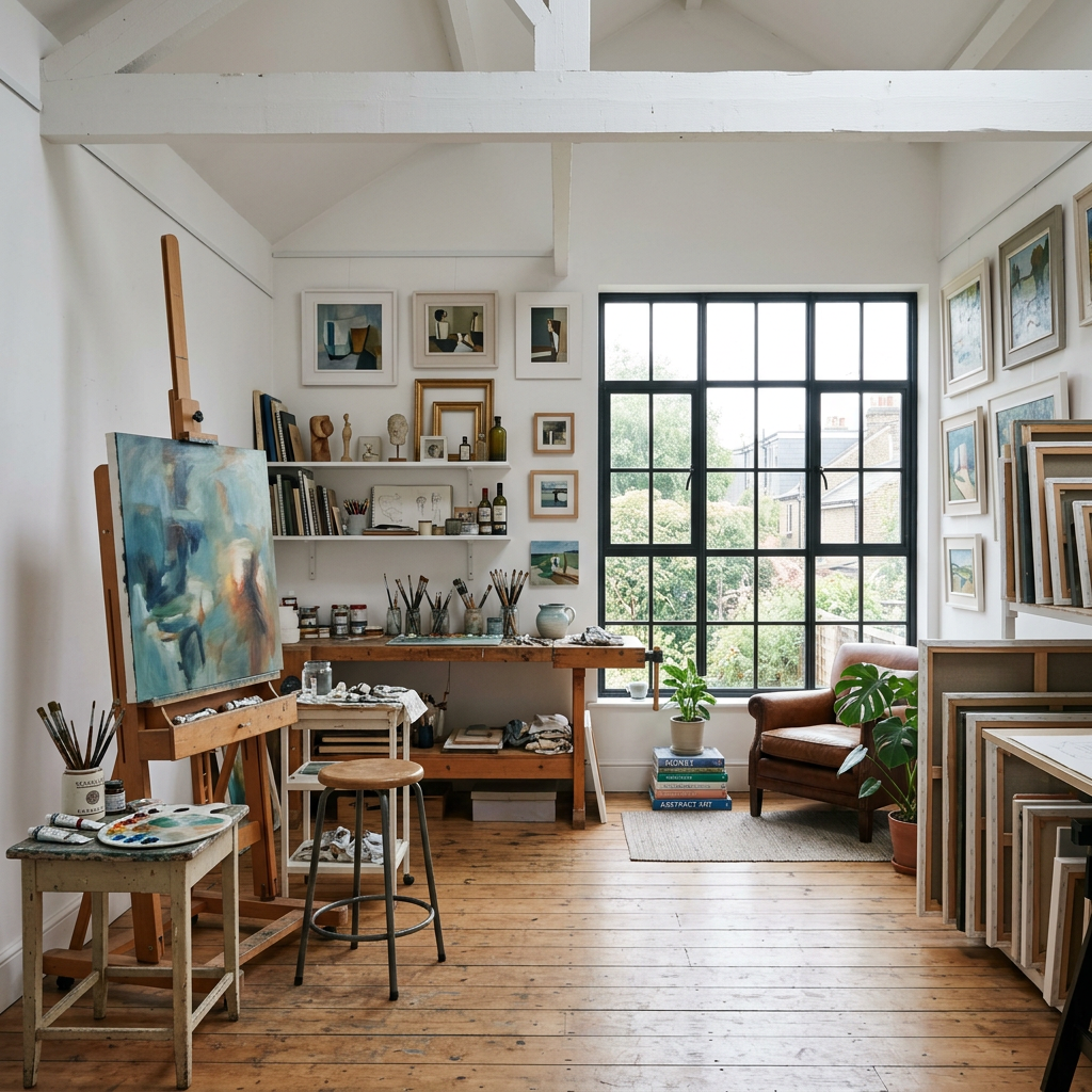 Artist Studio Visit + Gallery Tour